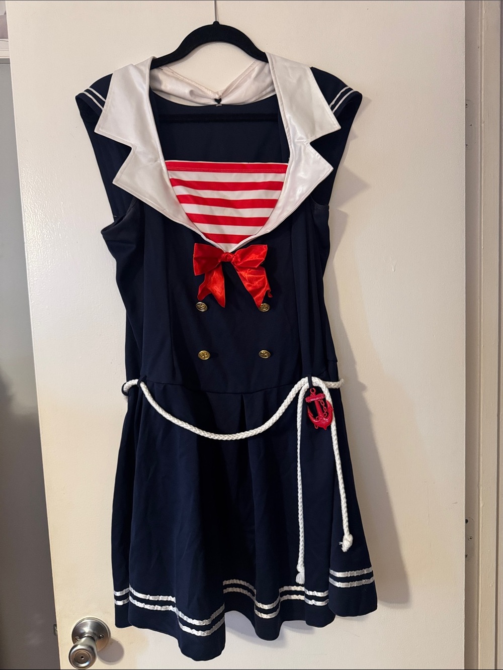 Torrid- Navy Sailor Costume with Red Bow